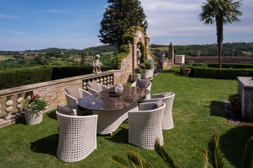 WEZEN - Oval dining table by Samuele Mazza Outdoor - view 3
